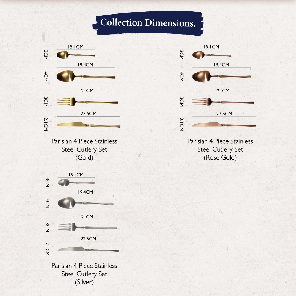 KN-6133-ProductListing-NEWWW-4 Parisian 4 Piece Stainless Steel Cutlery Collection Set